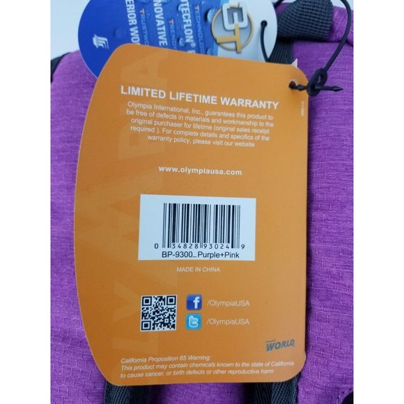 NEW OLYMPIA ADVENTURE TEAM WOODSMAN BACKPACK BOOKBAG 19" OUTDOOR DAYPACK - Picture 3 of 10